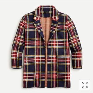 J. Crew NWT Sophie sweater-blazer, Stewart tartan